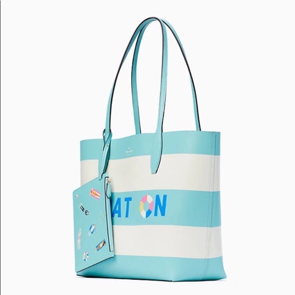kate spade Bags Kate Spade Pool Splash Float On Striped Tote